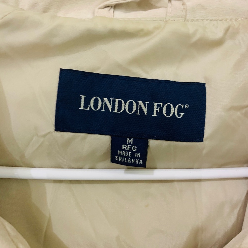 NWOT London Fog Trench Coat with Detachable Hood - Picture 2 of 5